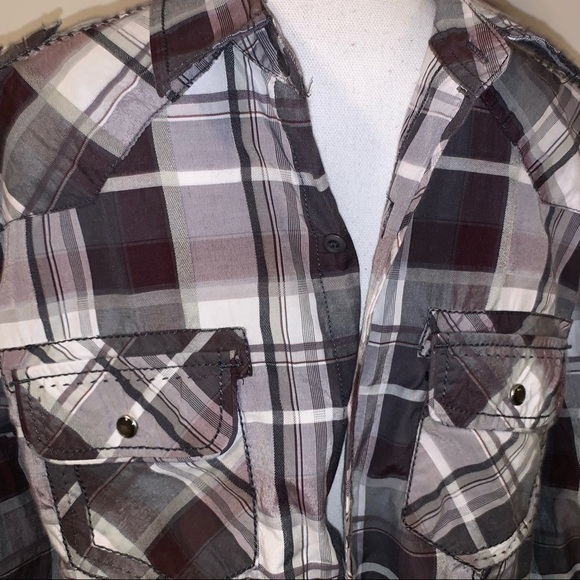 Chalc Western Plaid, sz L - Picture 5 of 5